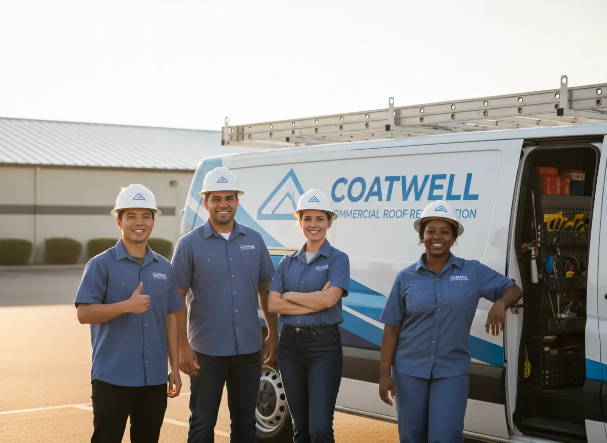 Commercial roof coating company in Stamford, TX